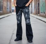 Makobi stack jean (black size)