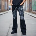 Makobi stack jean (black size)